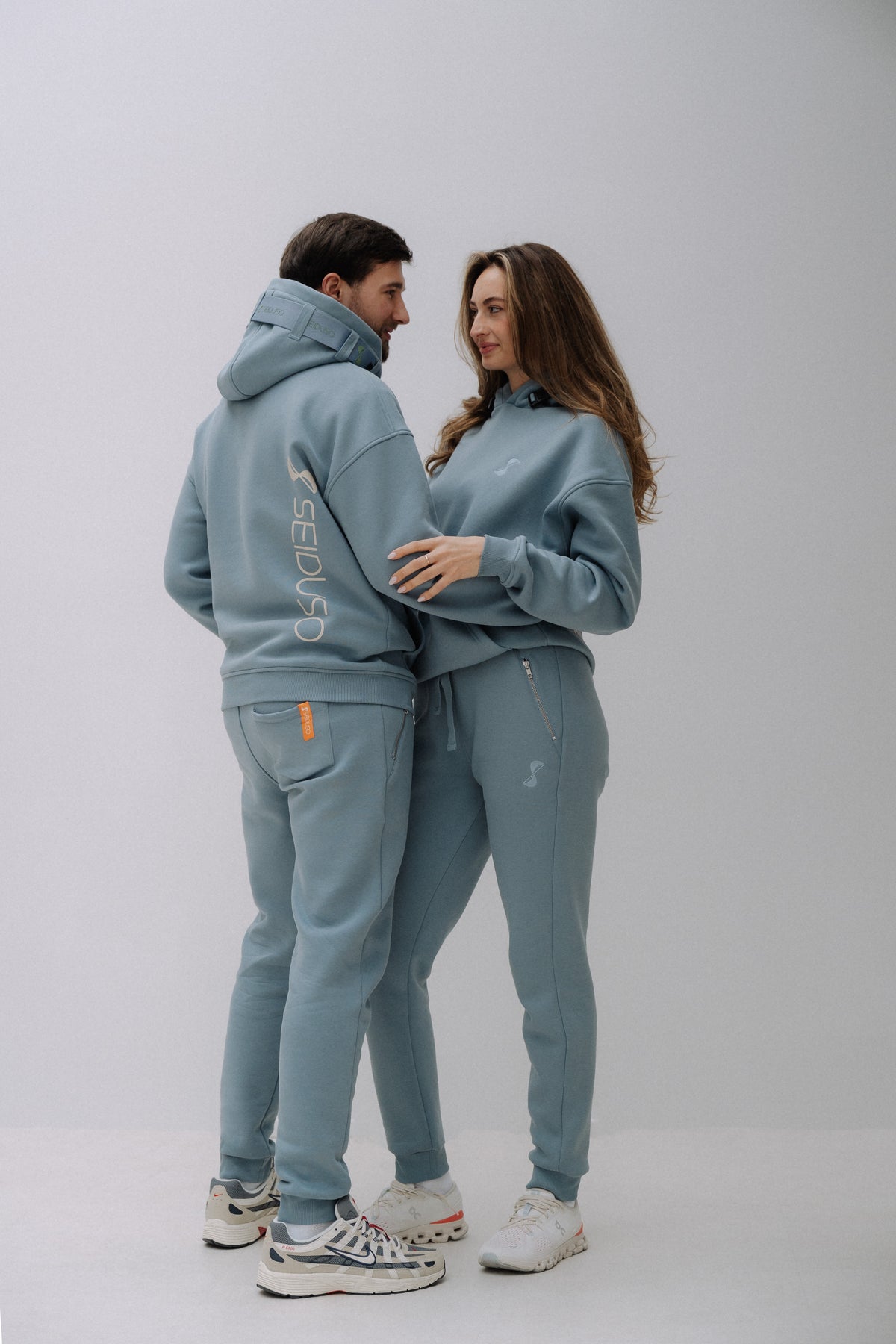 Oversize Hoodie SEIDUSO Rora Denim Blau